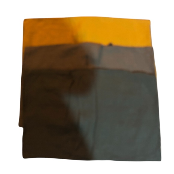 HAOMY Viti II European Flax linen pillow Fringe pillow shams 3 Set yellow green - Picture 3 of 10